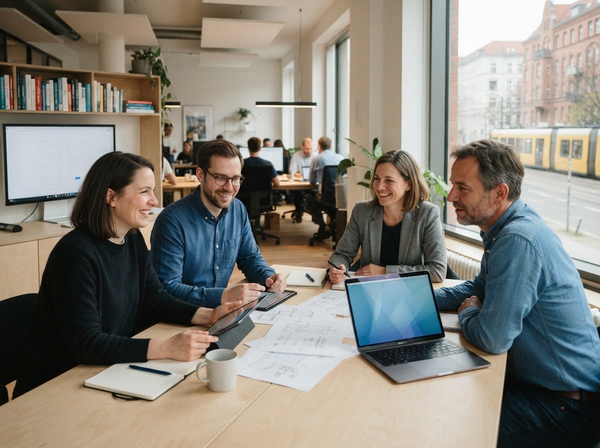 Nuvarexo Team bei der Analyse von Finanzdaten und KI-Strategiemodellen